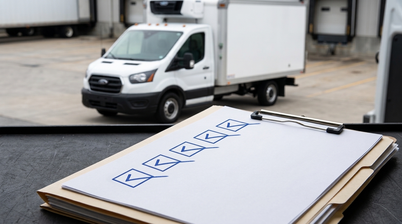 right-sized truck, reefer truck, reefer van, refrigerated truck, refrigerated box truck, refrigerated transport, small truckload, small truck load, cold chain, cargo van. box truck, chain of custody in logistics, chain of custody in refrigerated freight