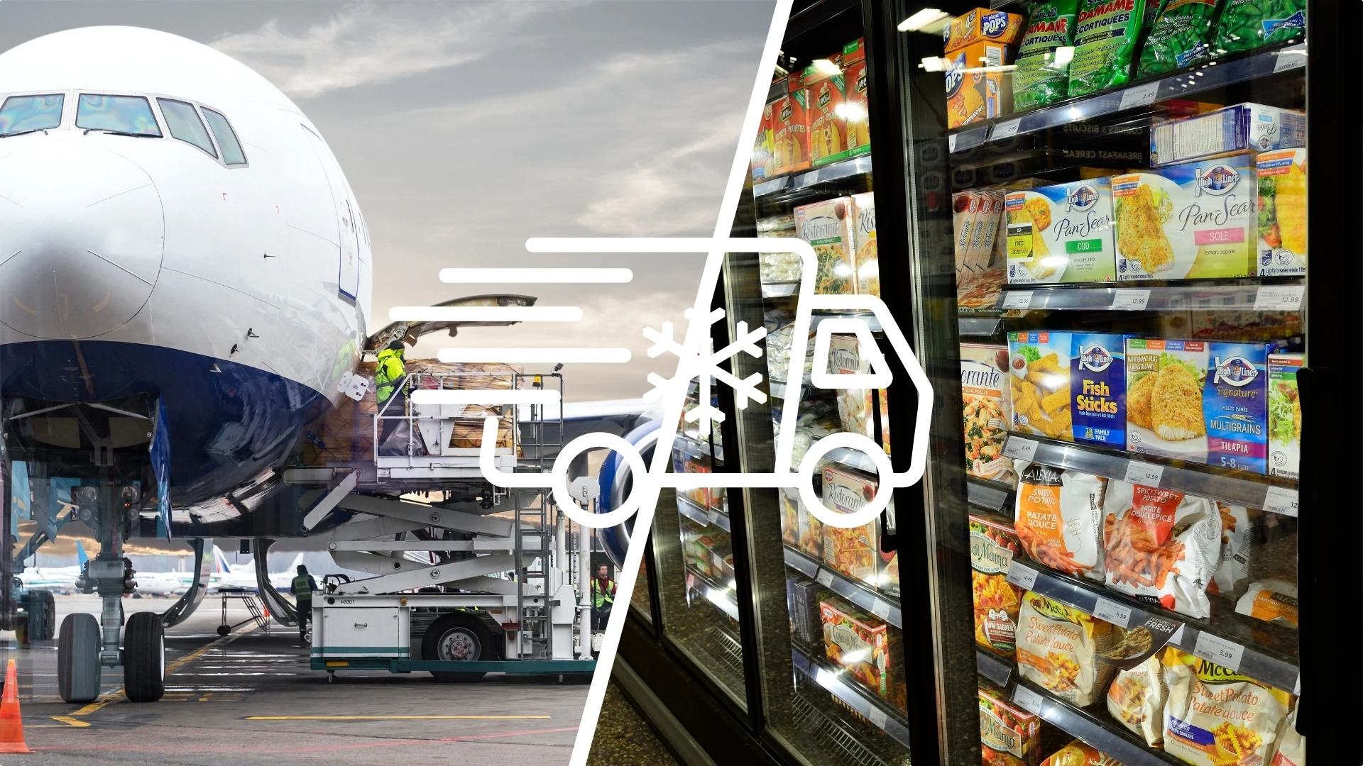 refrigerated shipping, cold chain, reefer van, airport to shelf, cold chain logistics